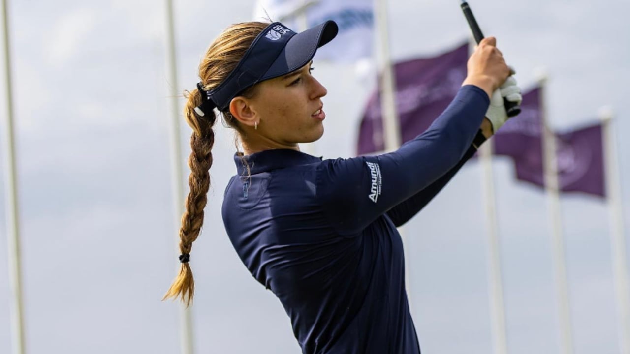 Chiara Noja auf der Ladies European Tour. (Foto: Instagram/ @thechiaranoja)