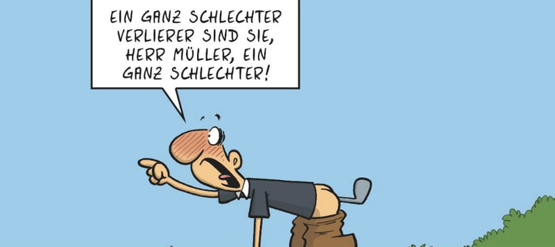 Zum Schreien komisch: Cartoons für Golfer