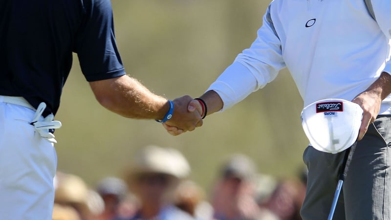 Netzwerken auf dem Golfplatz. (Foto: Getty)