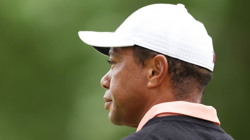 Enttäuschung: Tiger Woods kann die PGA Championship 2022 nicht beenden. (Foto: Getty)