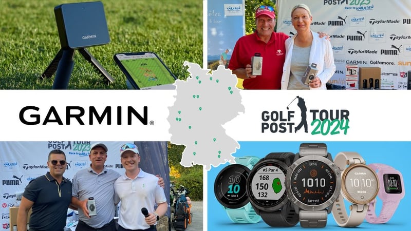 Garmin ist auch bei der Golf Post Tour 2024 wieder dabei.