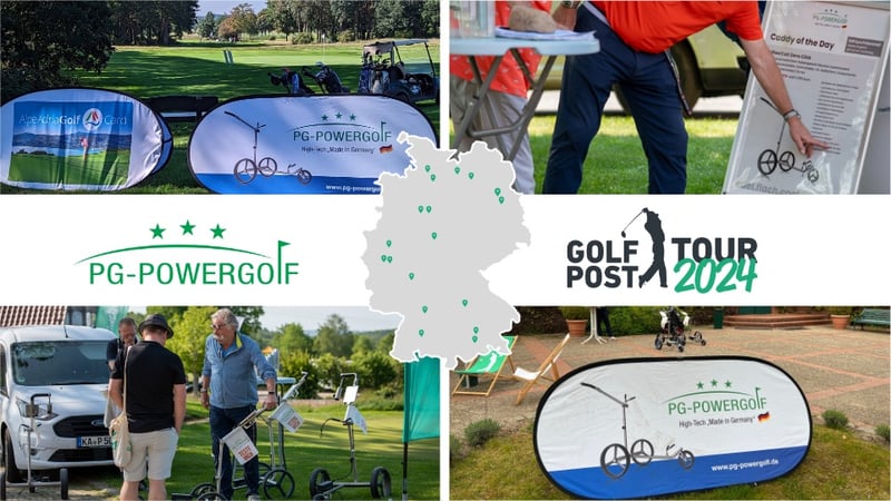 PG-PowerGolf ist als Sponsor bei der Golf Post Tour 2024 mit dabei. (Foto: Golf Post)