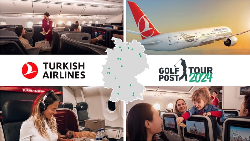 Über den Wolken mit Turkish Airlines. (Foto: Golf Post)