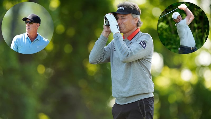 Bernhard Langer liegt beim zweiten Major der Champions Tour im Mittelfeld. Richard Green und Richard Bland führen bei -7. (Quelle: Getty)