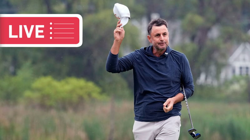 Richard Bland auf dem 18. Grün. (Foto: Getty)