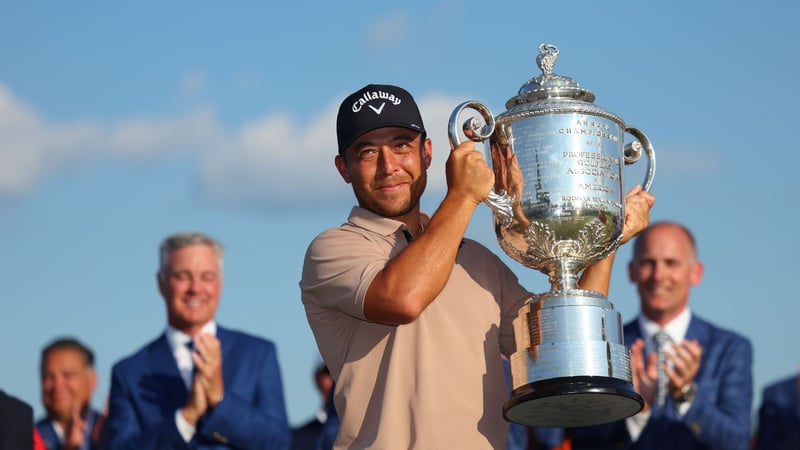 Xander Schauffele gewinnt die PGA Championship 2024. (Foto: Getty)