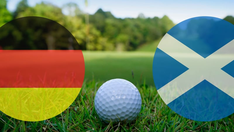 Der Golfvergleich zwischen Deutschland und Schottland zur Fußball-EM. (Foto: Canva)