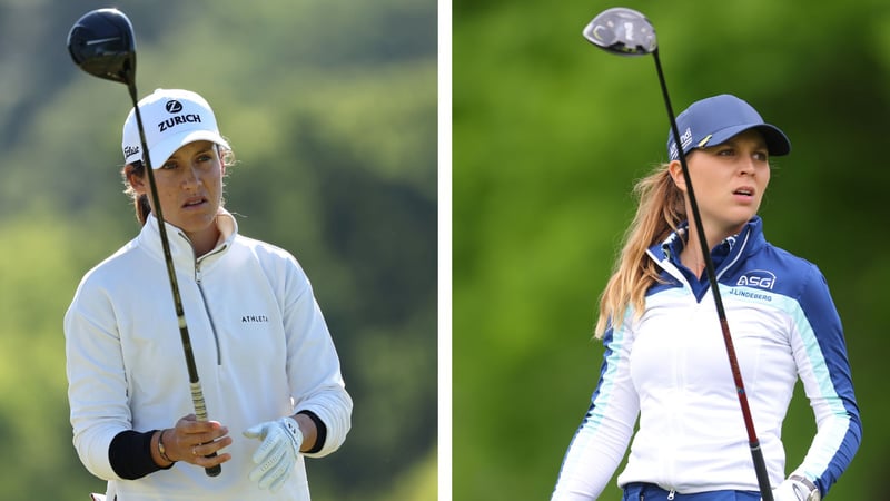 Albane Valenzuela und Morgane Metraux spielen diese Woche auf der LPGA Tour. (Fotos: Getty)
