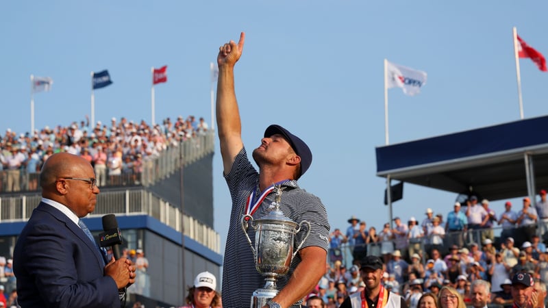 Bryson DeChambeau nach seinem Sieg der US Open 2024. (Foto: Getty)