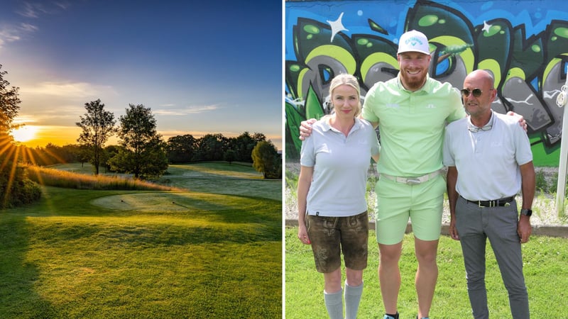 Der erste pestizidfreie Golfplatz Deutschlands - und Longhitter Martin Borgmeier war zu Besuch beim rekordverdächtigen Amateurturnier. (Foto: GC Bergkramerhof und Conny Konzack)