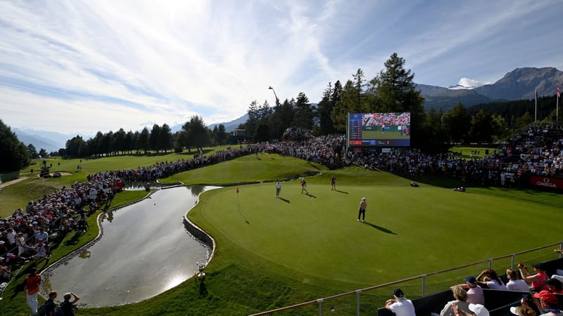 Der Golfclub Crans-sur-Sierre zählt zu den schönsten Golfplätzen der Schweiz und ist Ausrichter des renommierten Omega European Masters. (Quelle: Getty)