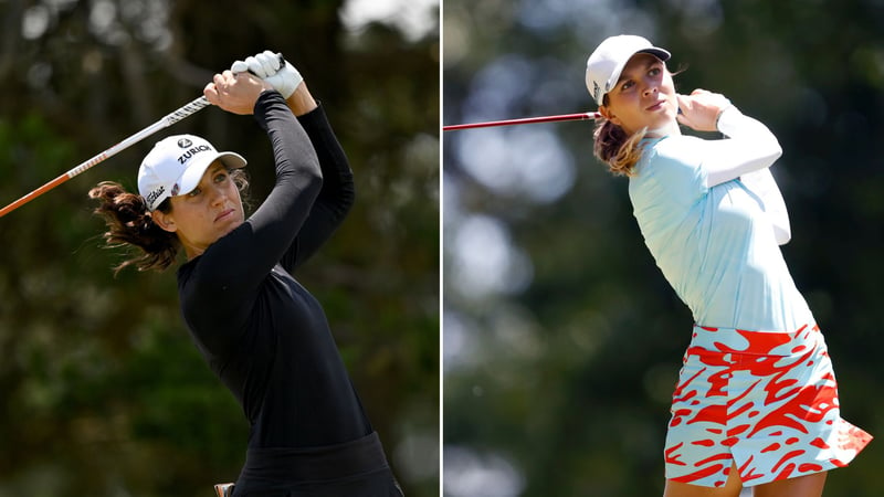 Albane Valenzuela und Morgane Metraux spielen diese Woche auf der LPGA Tour. (Fotos: Getty)