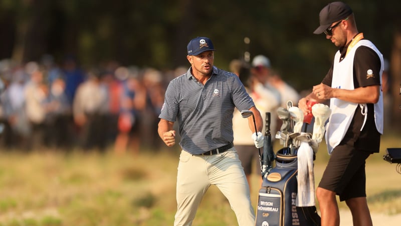 Der Blick ins Bag des US Open 2024 Siegers Bryson DeChambeau. (Foto: Getty)