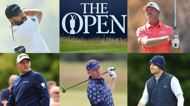 Die fünf Teilnehmer bei der British Open 2024. (Fotos: Getty)