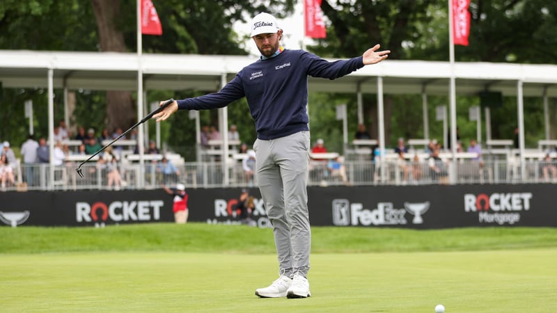 Unzufrieden mit seinem Spiel: Cameron Young. (Foto: Getty)