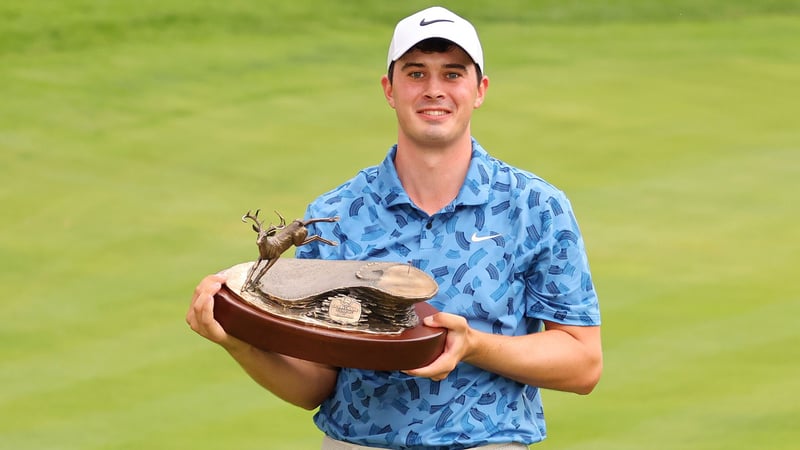 Davis Thompson gewinnt das John Deere Classic 2024 auf der PGA Tour. (Foto: Getty)