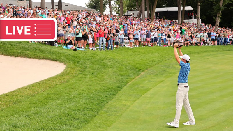 Davis Thompson feiert seinen Premierensieg auf der PGA Tour. (Foto: Getty)