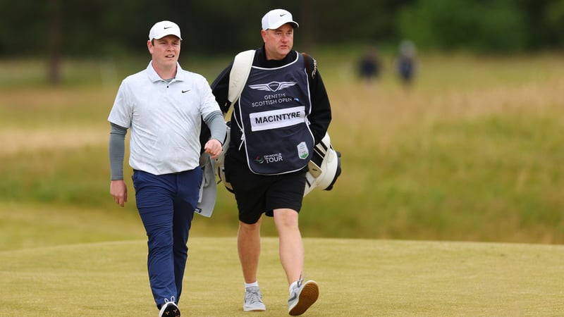 WITB: Robert MacIntyre bei der Scottish Open mit Caddie Michael Burrow. (Foto: Getty)