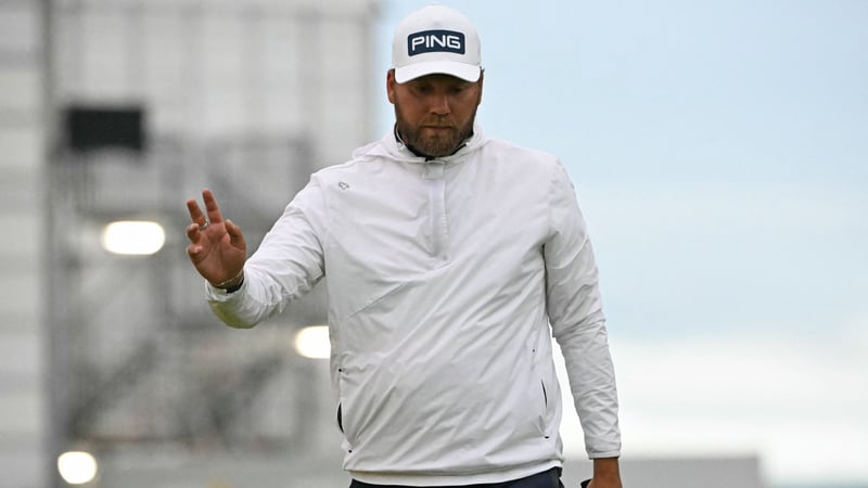 Dan Brown hat den Royal Troon Golfplatz am ersten Tag der British Open 2024 geknackt. (Quelle: Getty)