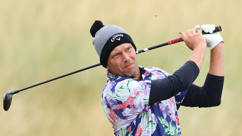 Marcel Siem im Interview nach Runde 1 der British Open 2024. (Foto: Getty)