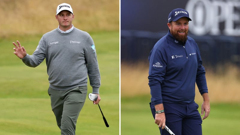 Sepp Straka und Shane Lowry bei der British Open 2024. (Foto: Getty)