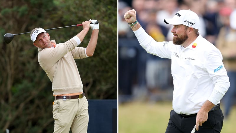 Marcel Siem und Shane Lowry an Tag Zwei bei der British Open 2024 in Troon. (Foto: Getty)