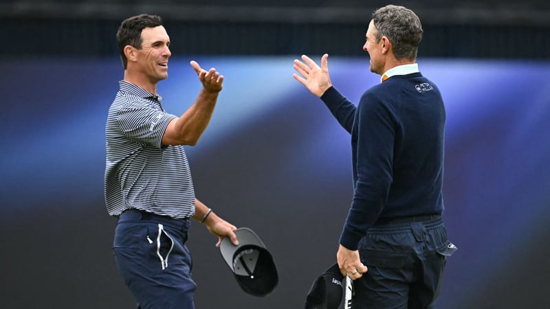 Billy Horschel führt nach dem Moving Day der British Open 2024. Justin Rose gehört zur Verfolgergruppe bei -3. (Quelle: Getty)