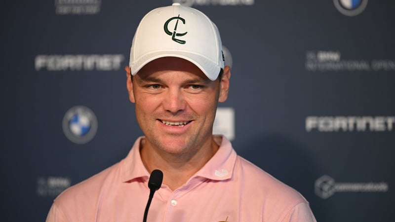 Martin Kaymer vor dem Start der BMW International Open auf der Pressekonferenz. (Foto: Getty)