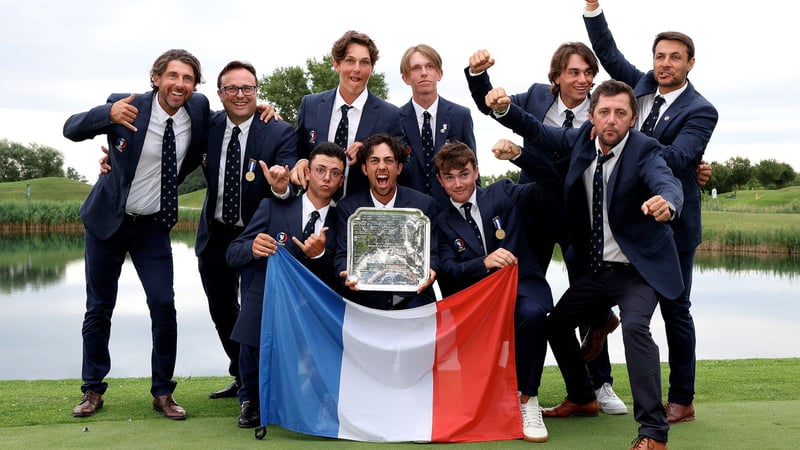 Die Jungen aus Frankreich gewinnen die European Boys Team Championship 2024. (Foto: Gepa-Pictures)