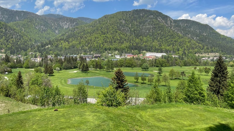 Atemberaubende Landschaft im Golf Club Senza Confini Tarvisio. (Foto: Golf Club Senza Confini Tarvisio)