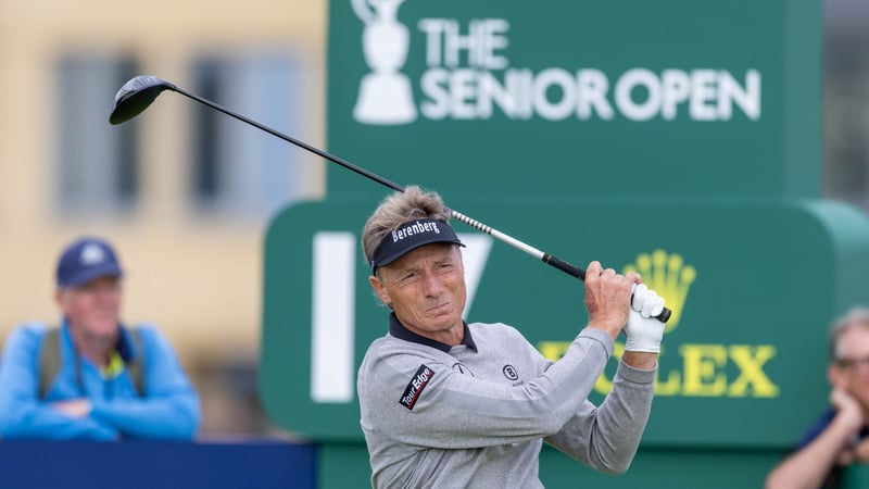 Senior British Open: Bernhard Langer und drei anderen Senioren wurde das Fahren mit dem Cart verweigert. (Foto: Getty)