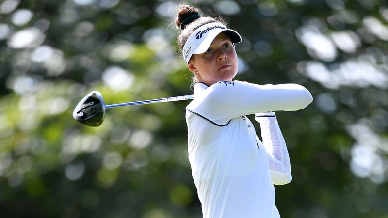 Die deutsche Golferin Esther Henseleit hält sich unter den Top 15 im vierten Major der LPGA Tour. (Fotos: Getty)