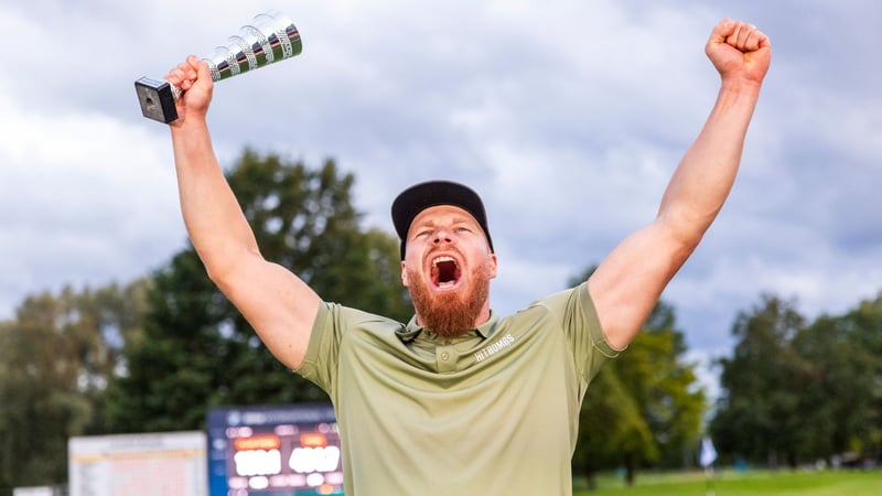 Martin Borgmeier gewinnt die Longdrive Competition der BMW International Open 2024. (Foto: BMW Group)