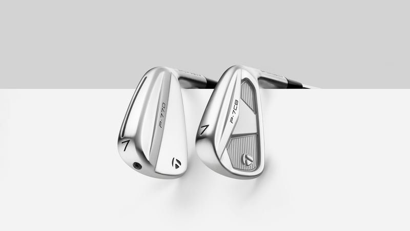 Die neuen P770 und P7CB Eisen von TaylorMade in der Saison 2024. (Foto: TaylorMade)