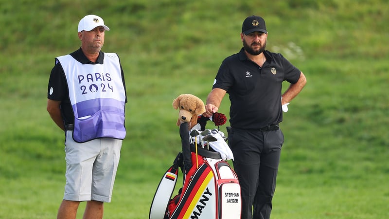 Stephan Jäger in Runde 2 von Golf bei Olympia 2024. (Foto: Getty)