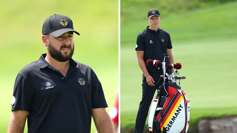 Für die beiden deutschen Golfer gab es am Samstag Höhen und Tiefen bei Olympia 2024. (Fotos: Getty)