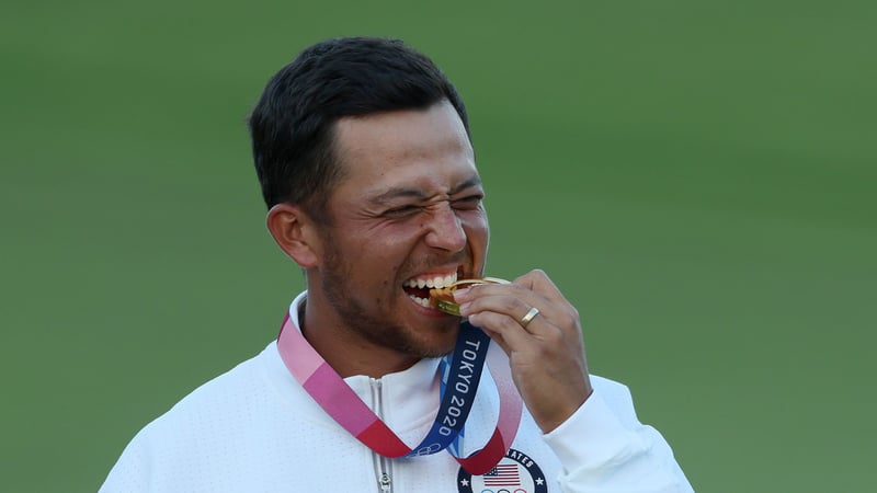 Xander Schauffele ist der Titelverteidiger bei den Olympischen Spielen 2024. (Foto: Getty)