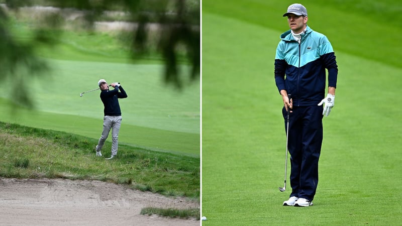 Die deutschen Spieler Maximilian Rottluff und Yannik Paul auf der DP World Tour Dänemark. (Fotos: Getty)