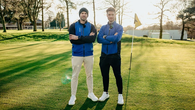 Ex-Profi Bernd Ritthammer (links) und Amateurgolfer Marc Zimmermann, die das ambitionierte 