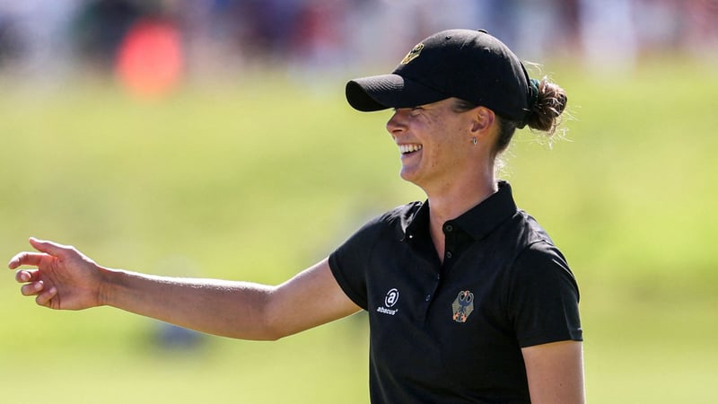 Esther Henseleit befindet sich aktuell im Aufwind: Solheim Cup, Olympia-Silber und Top-50 im Rolex Ranking. (Foto: Getty)