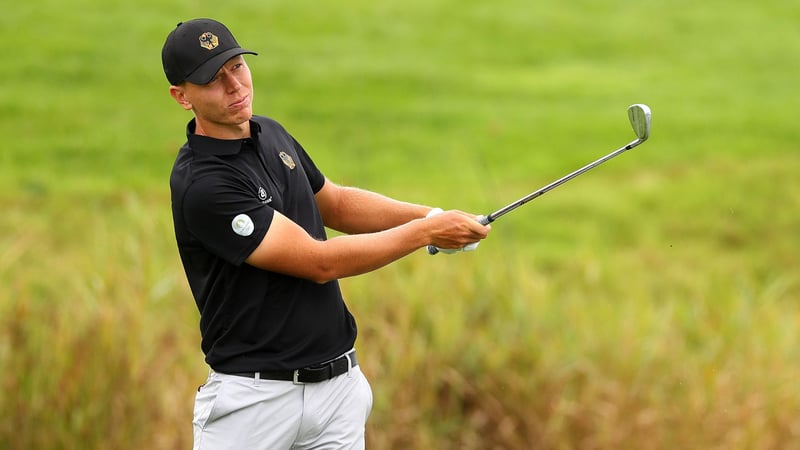 Matti Schmid während der dritten Runde des Golfturniers bei Olympia 2024. (Foto: Getty)