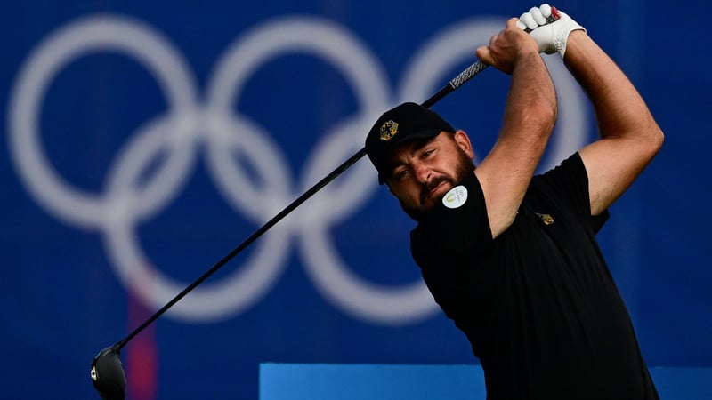 Stephan Jäger am zweiten Tag des Golfturniers bei Olympia 2024. (Foto: Getty)