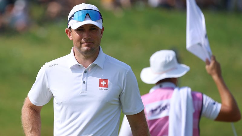 Joel Girrbach auf der dritten Runde beim Golfturnier bei Olympia 2024. (Foto: Getty)