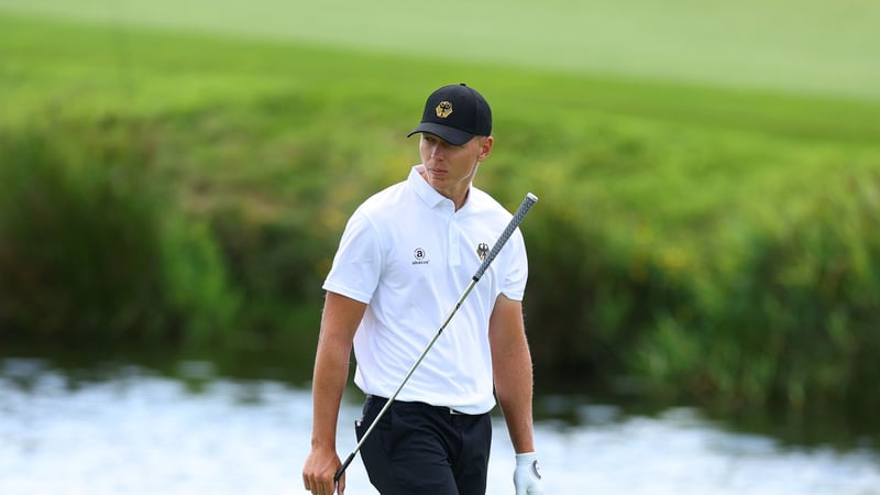 Matti Schmid während der letzten Runde des Golfturniers bei Olympia 2024. (Foto: Getty)