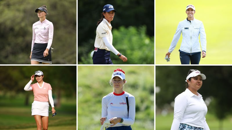 Sechs von 60 Spielerinnen, die im Le Golf National an den Start gehen. (Foto: Getty)