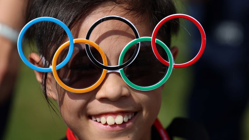 Ein junger Fan beim Olympischen Golfturnier. (Foto: Getty)