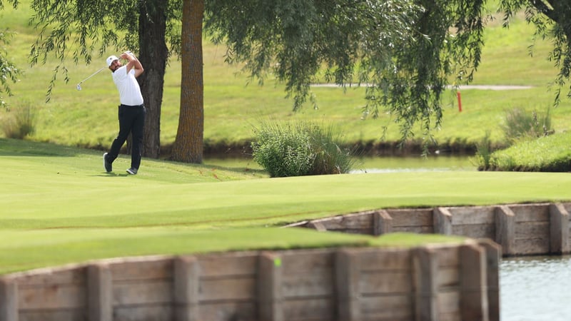 Stephan Jäger auf der vierten Runde des Golfturniers bei Olympia 2024. (Foto: Getty)