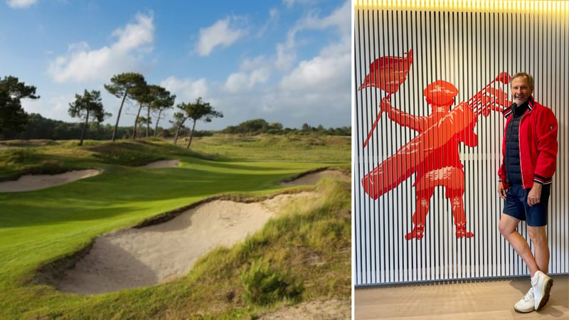 La Mer Course und Club-Logo (Fotos: Fotos Le Touquet Golf Resort und Jürgen Linnenbürger)