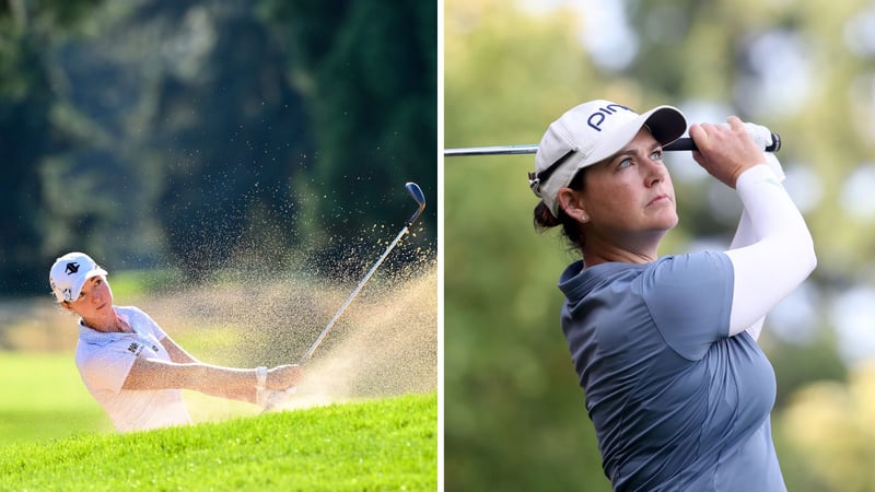 Das Deutsche Duo um Polly Mack und Caroline Masson spielt sich in eine gute Ausgangslage fürs Wochenende. (Fotos: Getty)