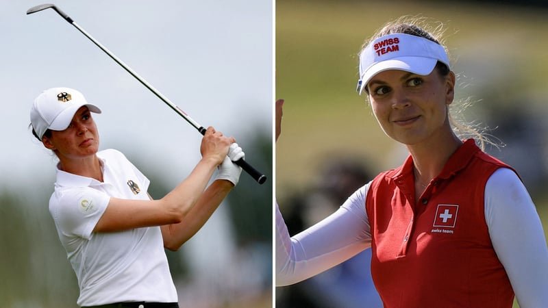 Esther Henseleit und Morgane Metraux bei Olympia 2024. Die Tee Times. (Foto: Getty)